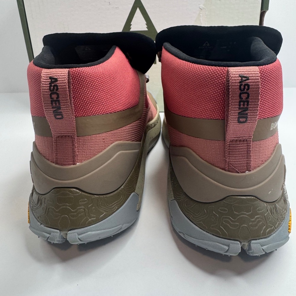 Ascend Mojave Trail LT Mid Hiking Boots Womens 9 Bone-Dry Vibram Cedarwood Pink - Picture 7 of 9